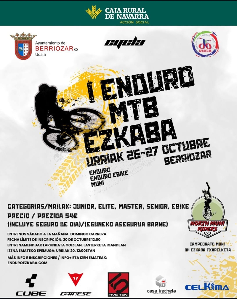 I ENDURO EZKABA - Inscríbete