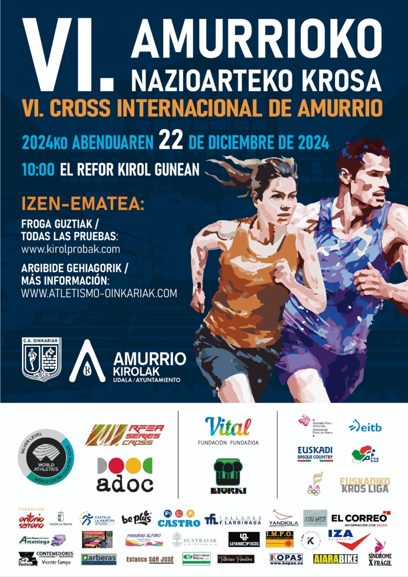 AMURRIOKO NAZIOARTEKO VI KROSA - VI CROSS INTERNACIONAL DE AMURRIO - Inscríbete