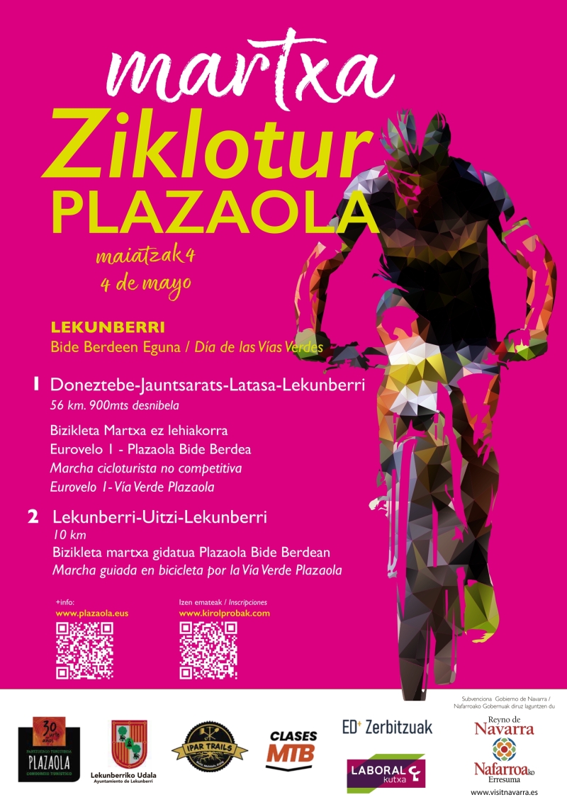 MARTXA CICLOTURISTA ZIKLOTUR PLAZAOLA - Inskriba zaitez