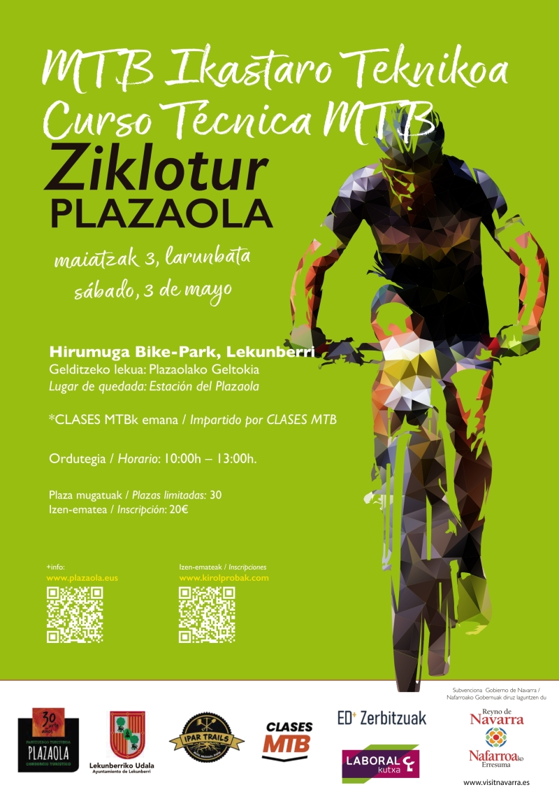 ZIKLOTUR PLAZAOLA MTB IKASTAROA-CURSO - Inscríbete