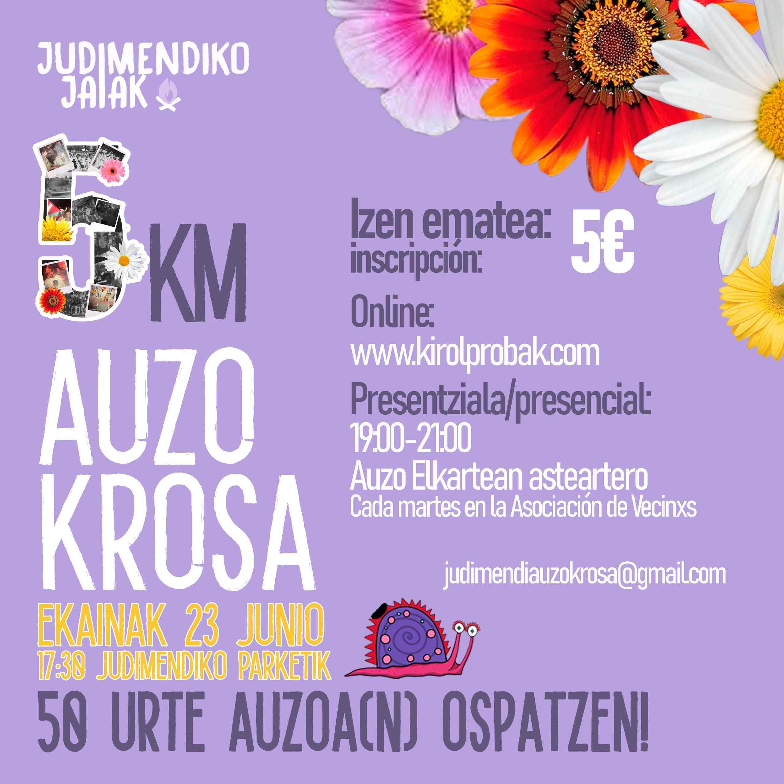 JUDIMENDIKO AUZO KROSA - Inscríbete