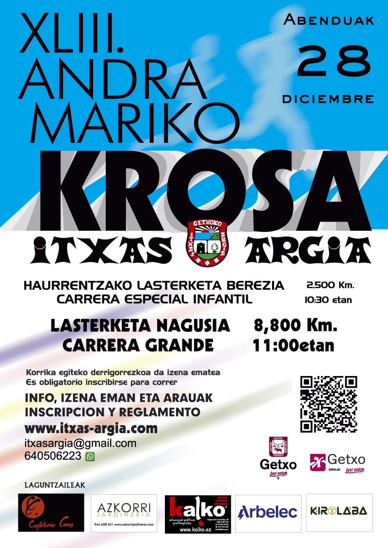 XLIII. ANDRA MARIKO KROSA - Inskriba zaitez