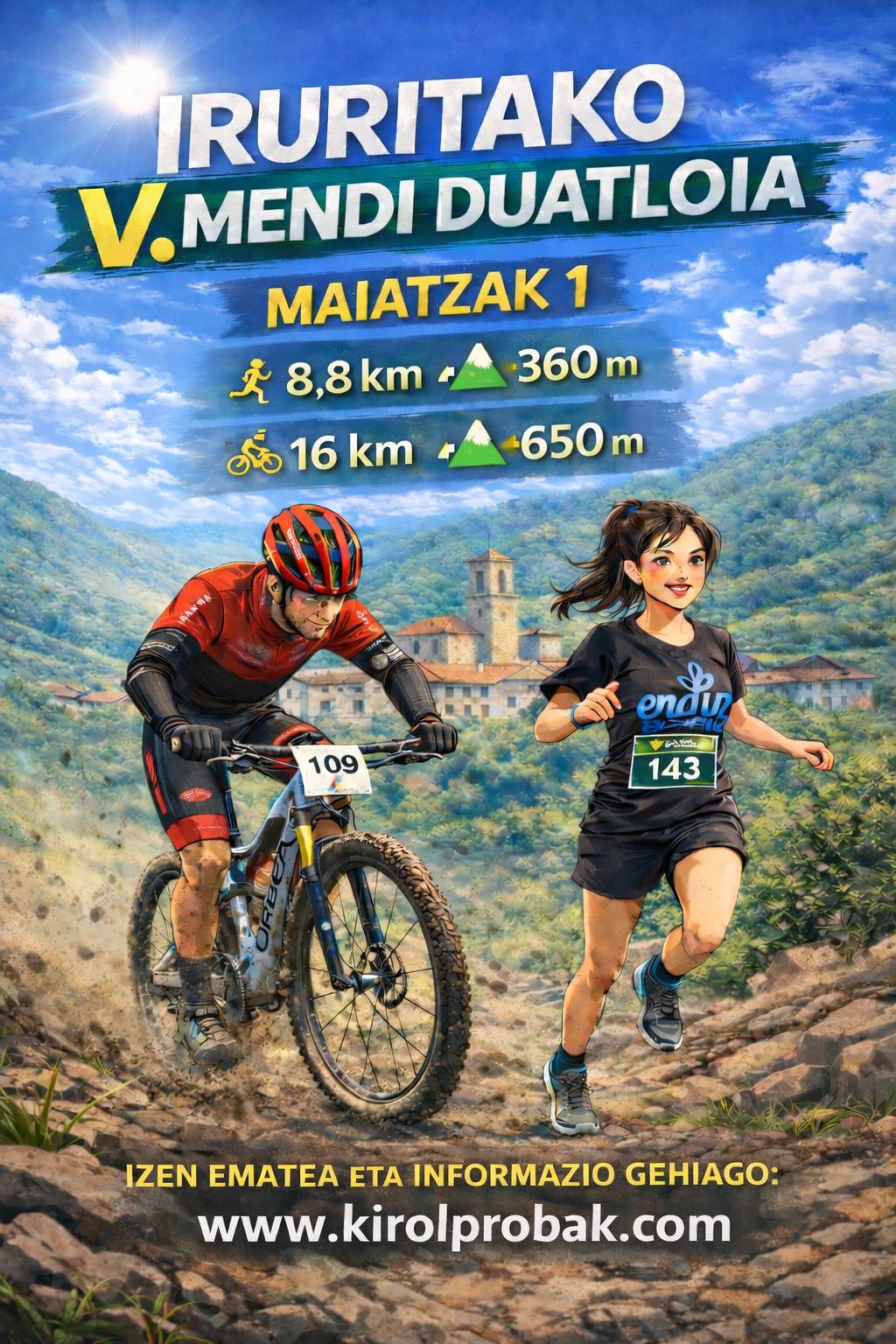 IRURITAKO V. MENDI DUATLOIA - Inskriba zaitez