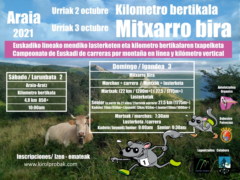 MITXARRO BIRA 2021 -KILOMETRO BERTIKALA  - Inscríbete