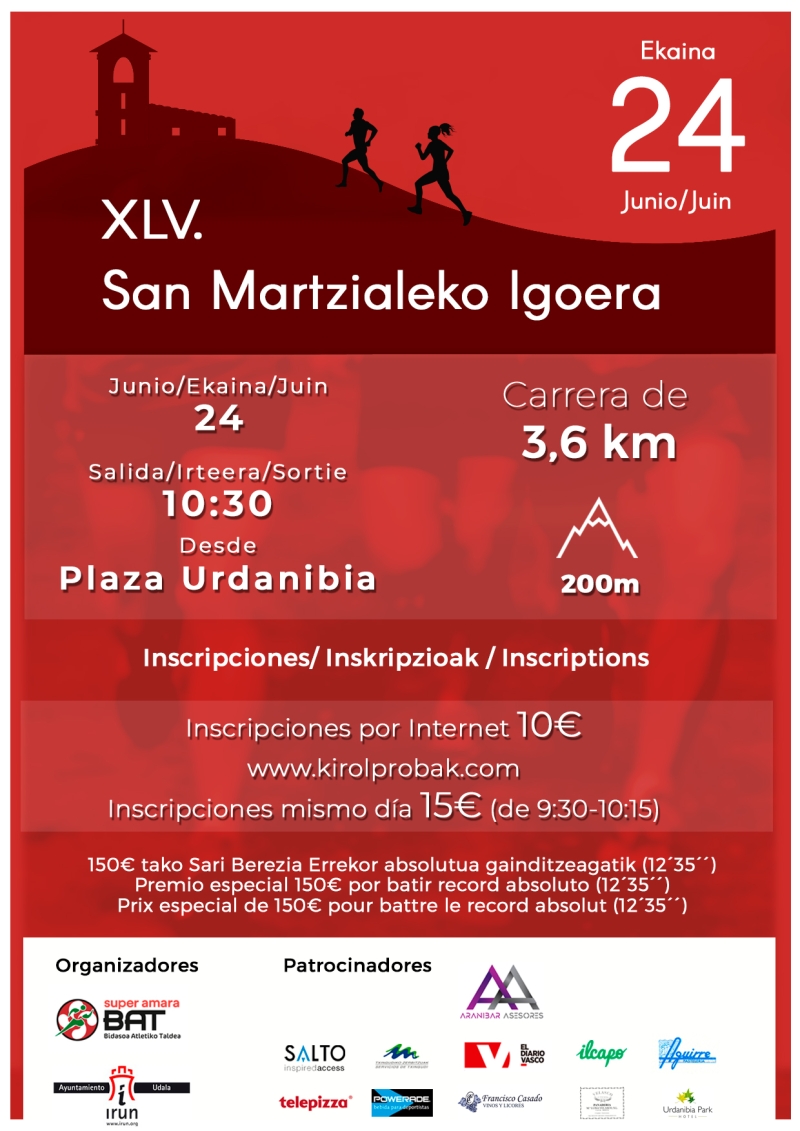 XLV SUBIDA A SAN MARCIAL - Inscrivez-vous