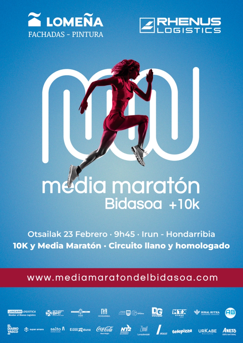 II. LOMEÑA FACHADAS + RHENUS LOGISTICS MEDIA MARATÓN DEL BIDASOA + 10K - Inscríbete