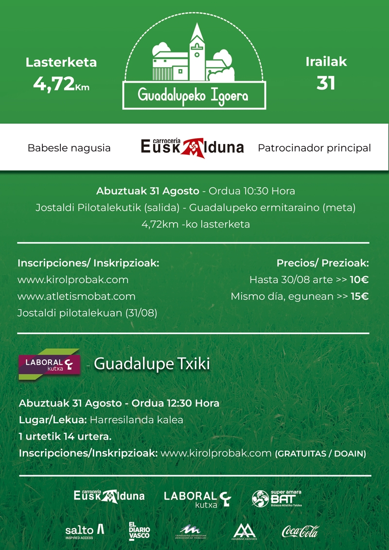 LABORAL KUTXA - XIV. SUBIDA A GUADALUPE TXIKI  - Inscríbete