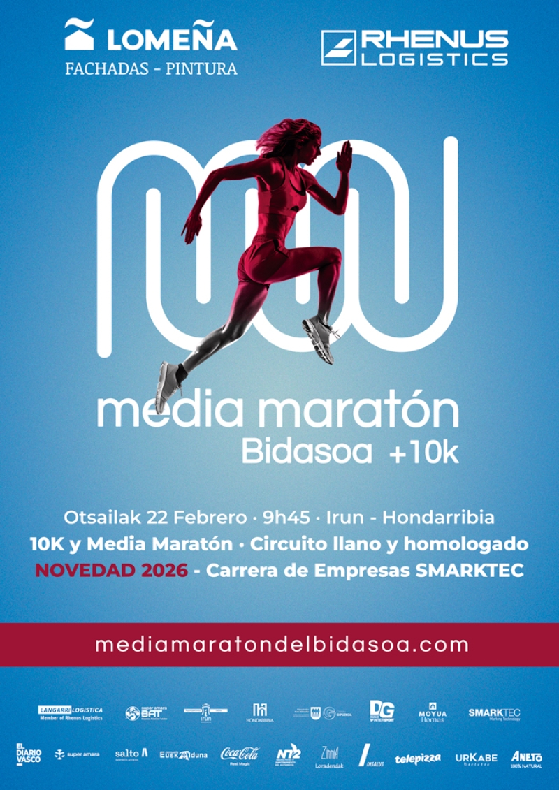 III. LOMEÑA FACHADAS + RHENUS LOGISTICS MEDIA MARATÓN DEL BIDASOA + 10K  - Inscríbete