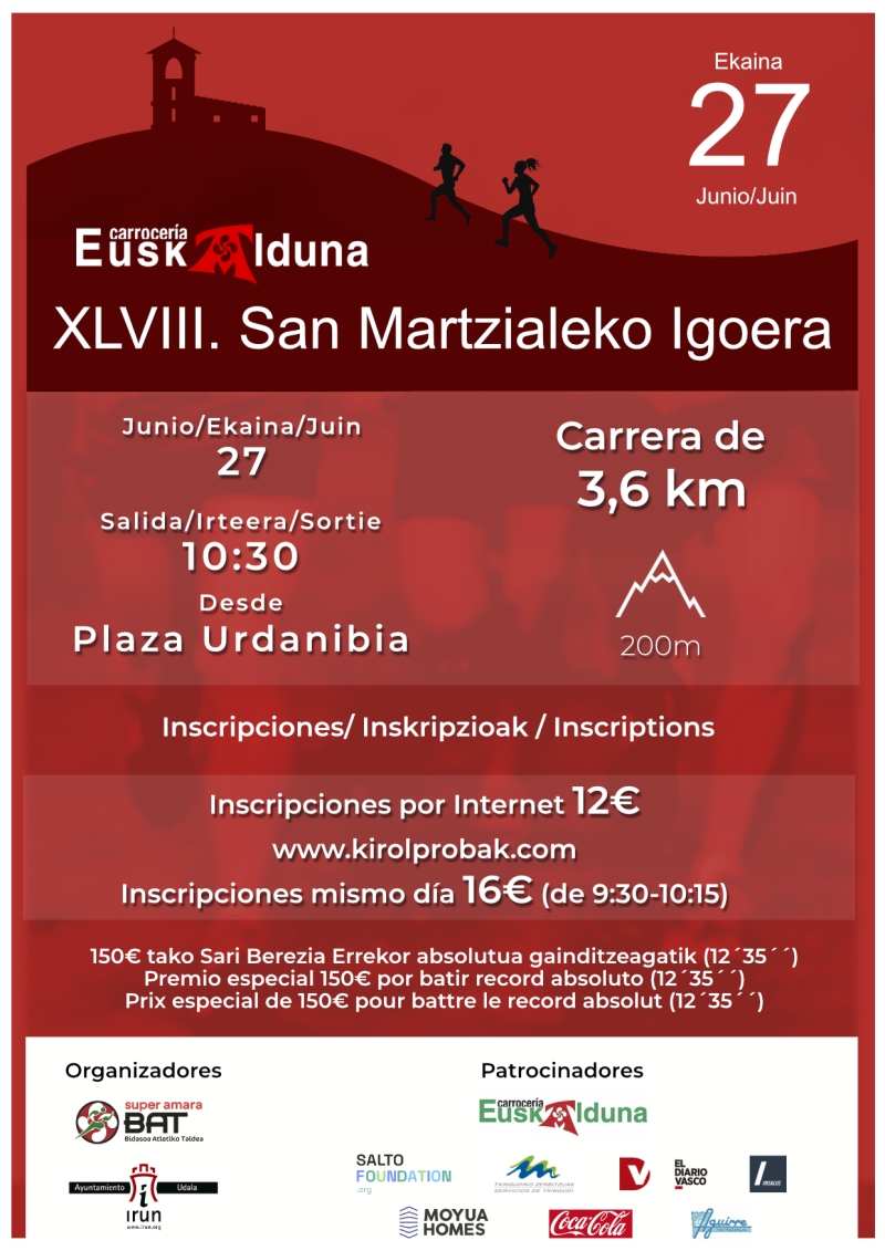 CARROCERIAS EUSKALDUNA - XLVIII. SUBIDA A SAN MARCIAL - Inscríbete