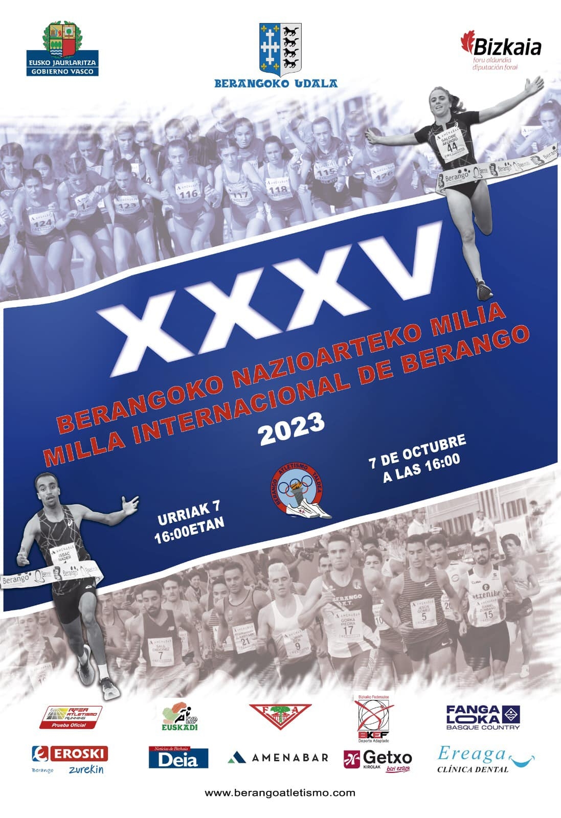 XXXV MILLA INTERNACIONAL DE BERANGO 2023 - Inscríbete