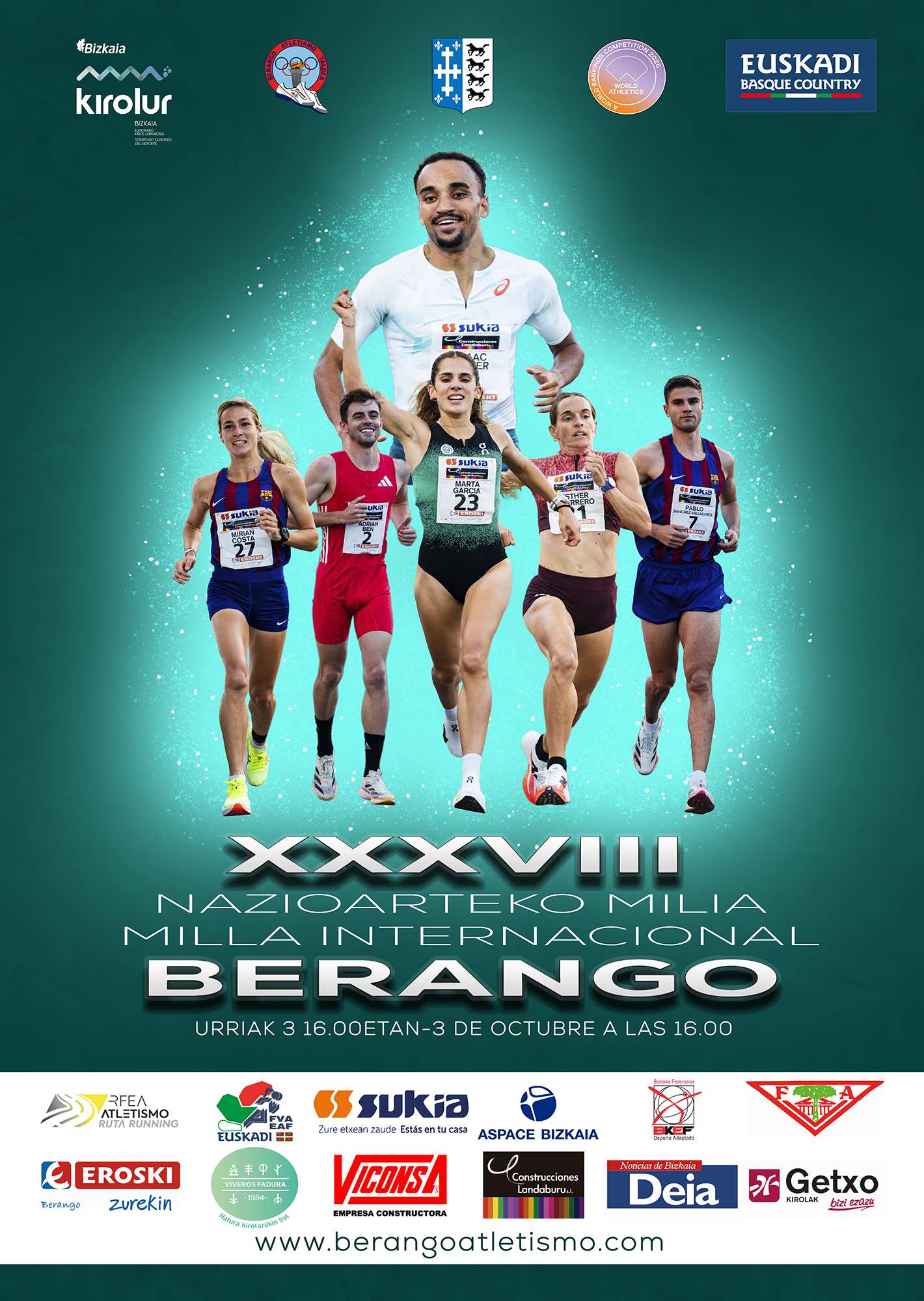 XXXVIII MILLA INTERNACIONAL DE BERANGO 2026 - Inscríbete