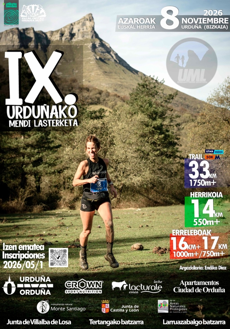 IX. URDUÑAKO MENDI LASTERKETA - Inscríbete