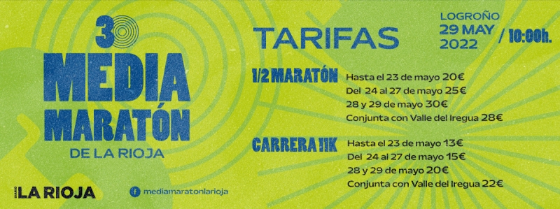 30. MEDIA MARATÓN DE LA RIOJA - Inscríbete