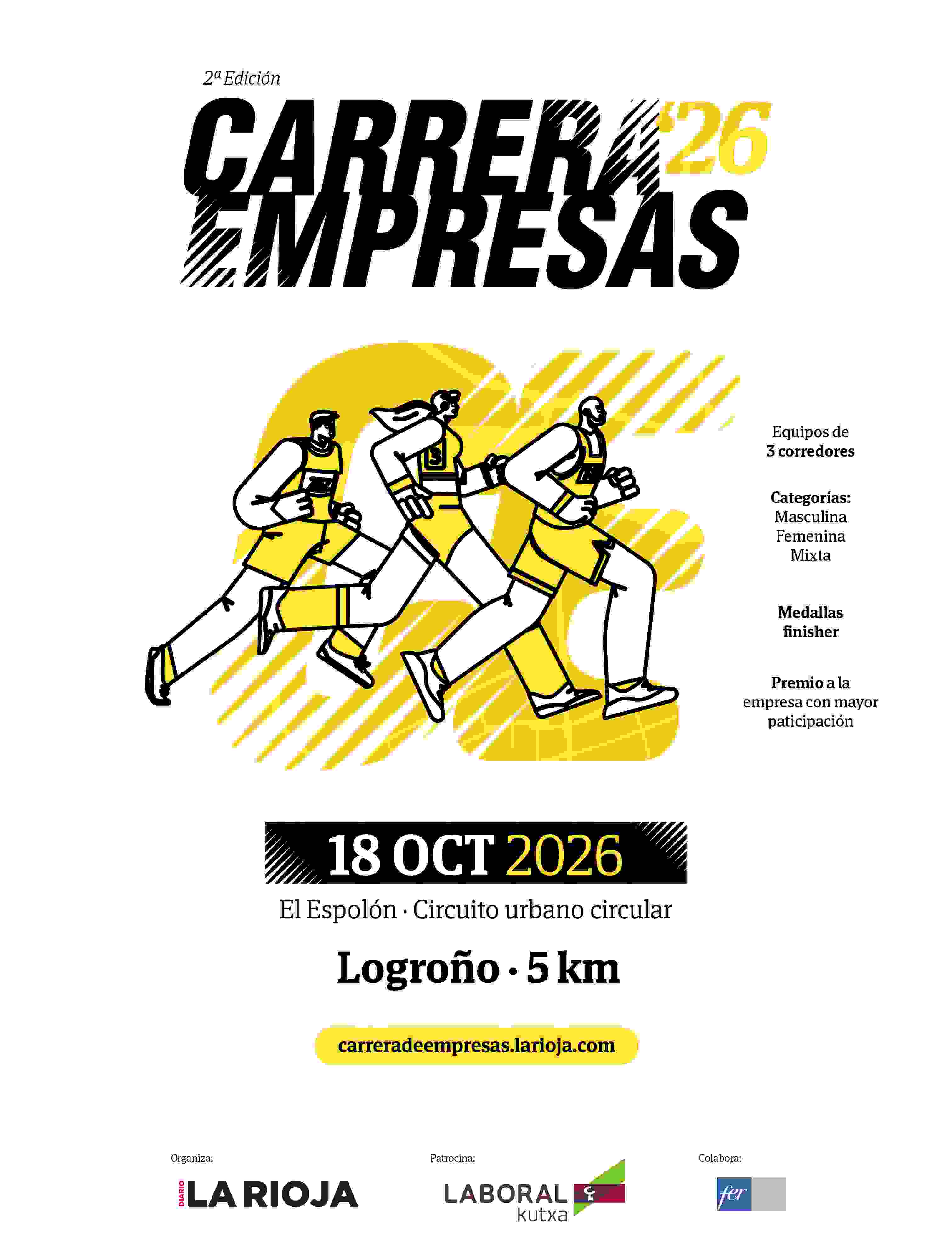 II. CARRERA DE EMPRESAS LA RIOJA - Inscríbete