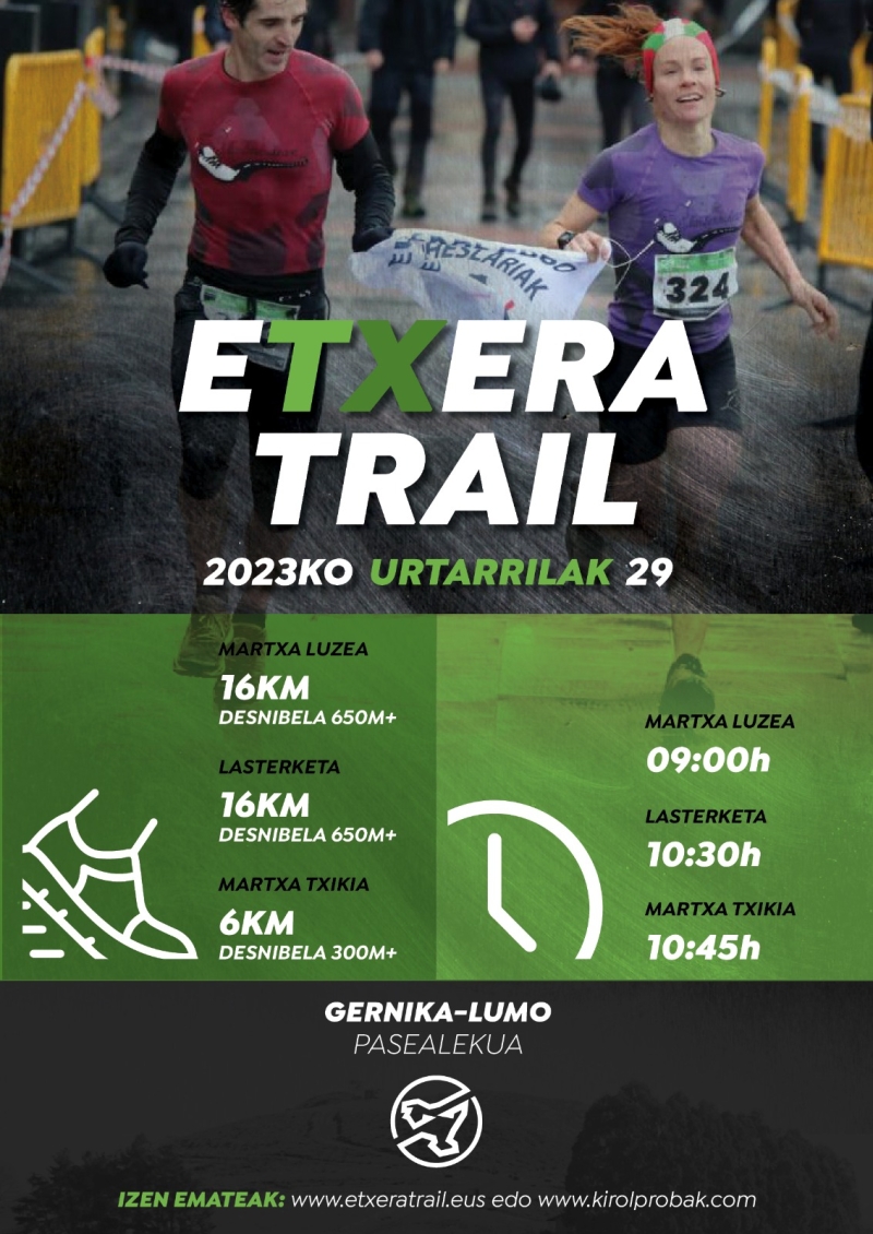 V. ETXERA TRAIL 2023 - Inskriba zaitez