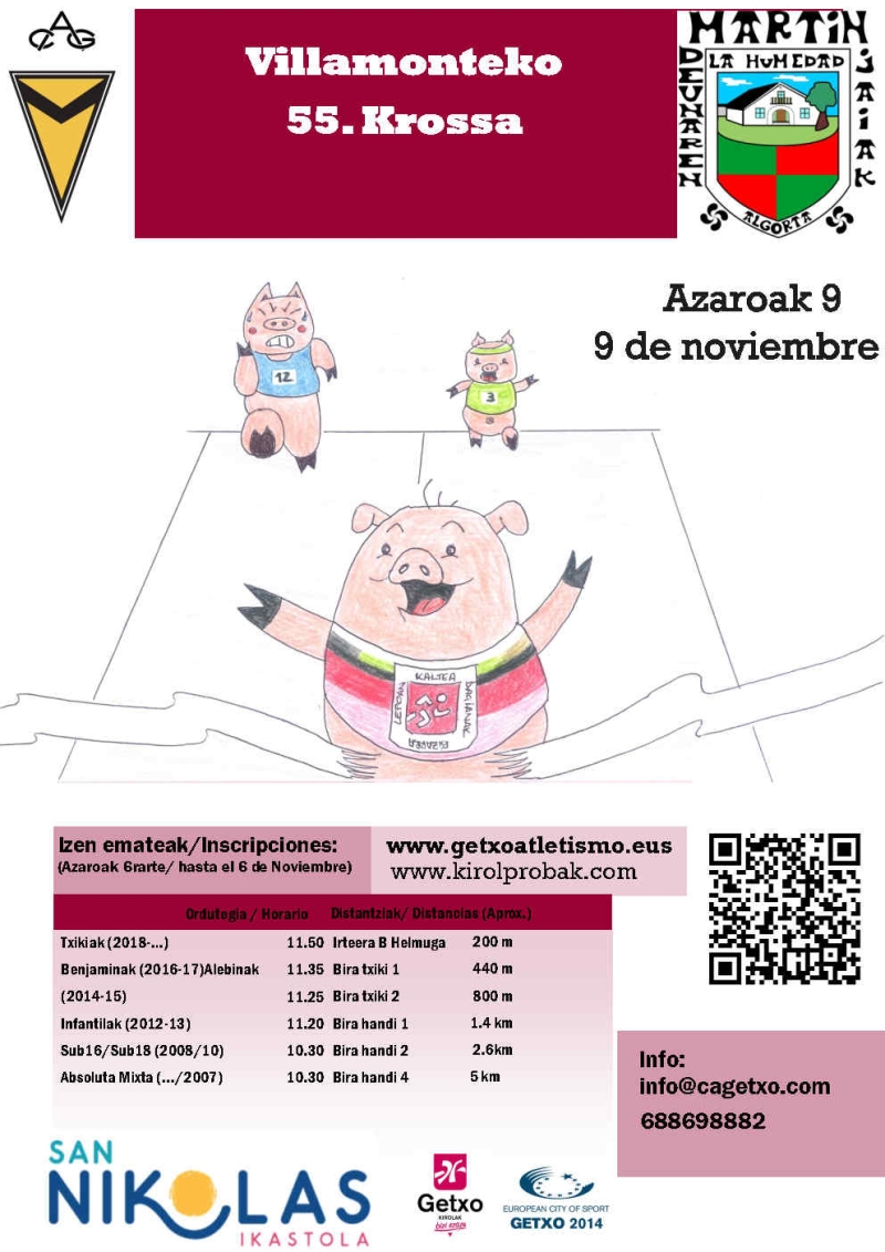LVI CROSS DE VILLAMONTE - Inscríbete