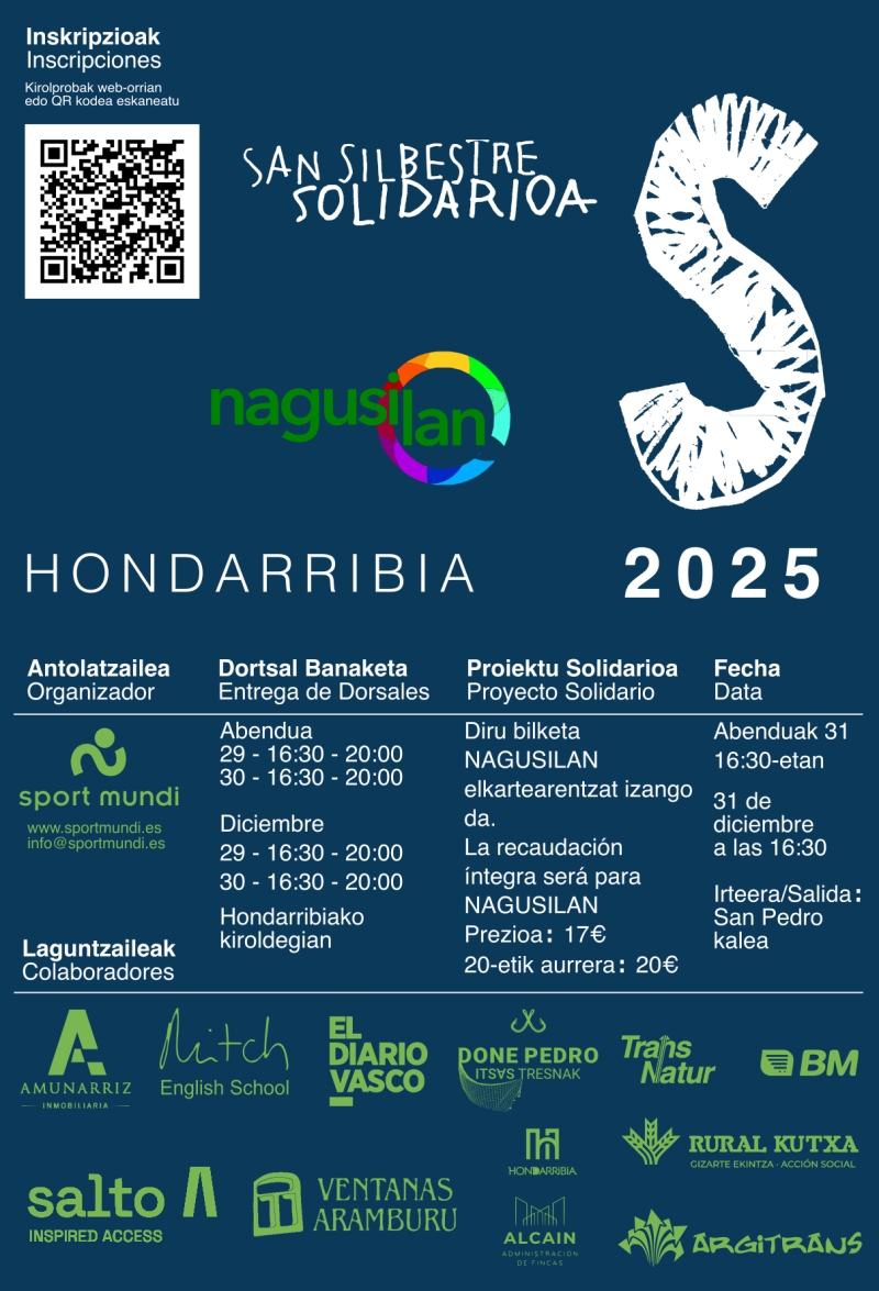 XVI SAN SILVESTRE SPORT MUNDI HONDARRIBIA - Inscríbete