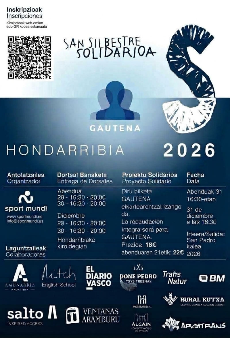 XVII SAN SILVESTRE SPORT MUNDI HONDARRIBIA - Inscríbete