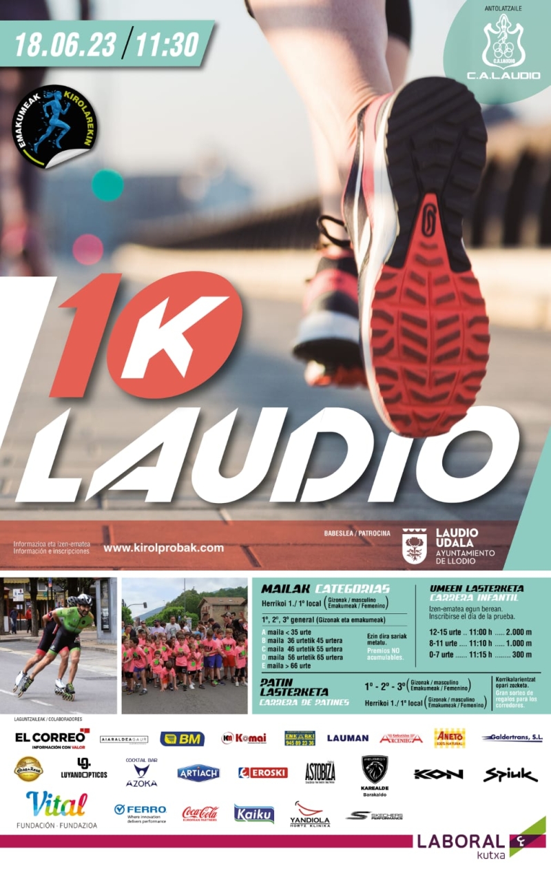 MEMORIAL 10K LLODIO 2023 - Inskriba zaitez