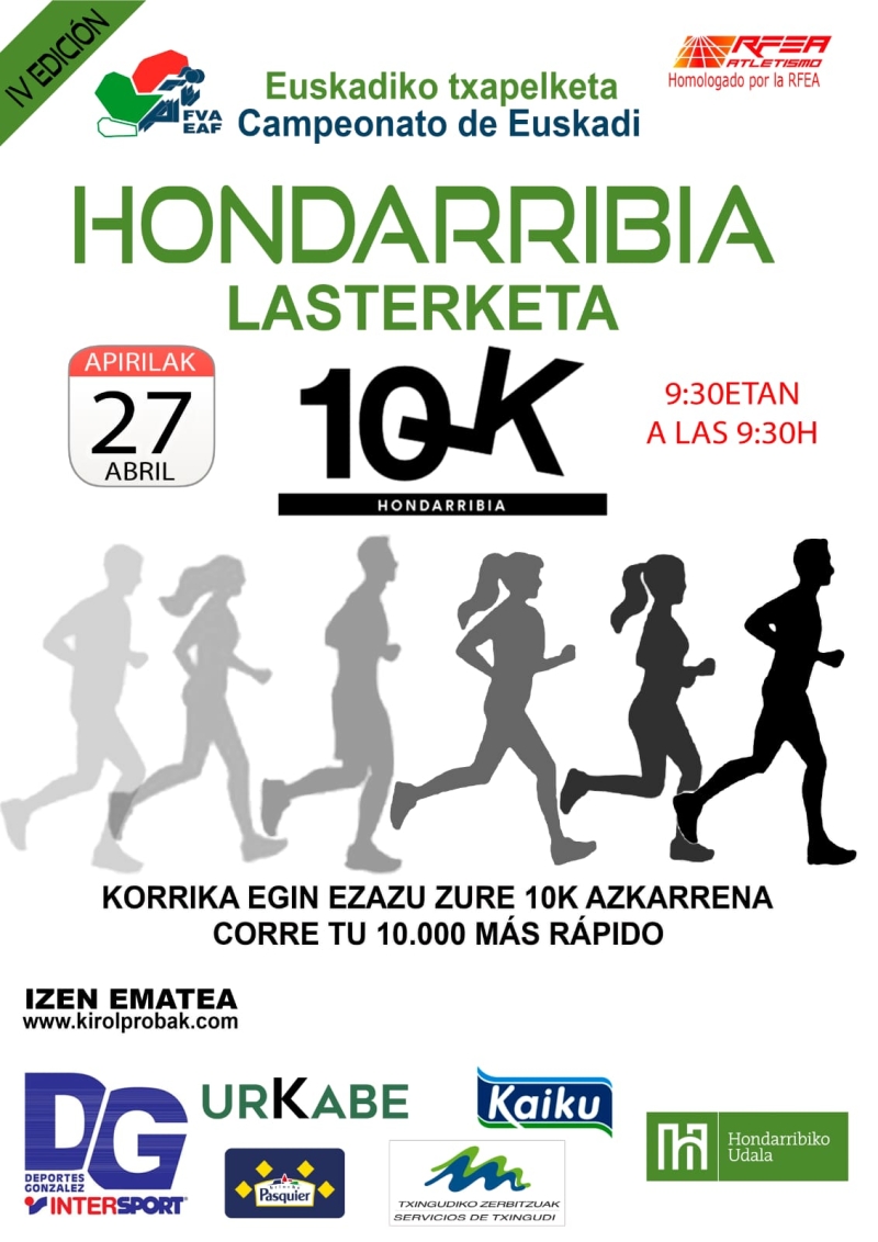 HONDARRIBIA 10K  2025 - Inskriba zaitez