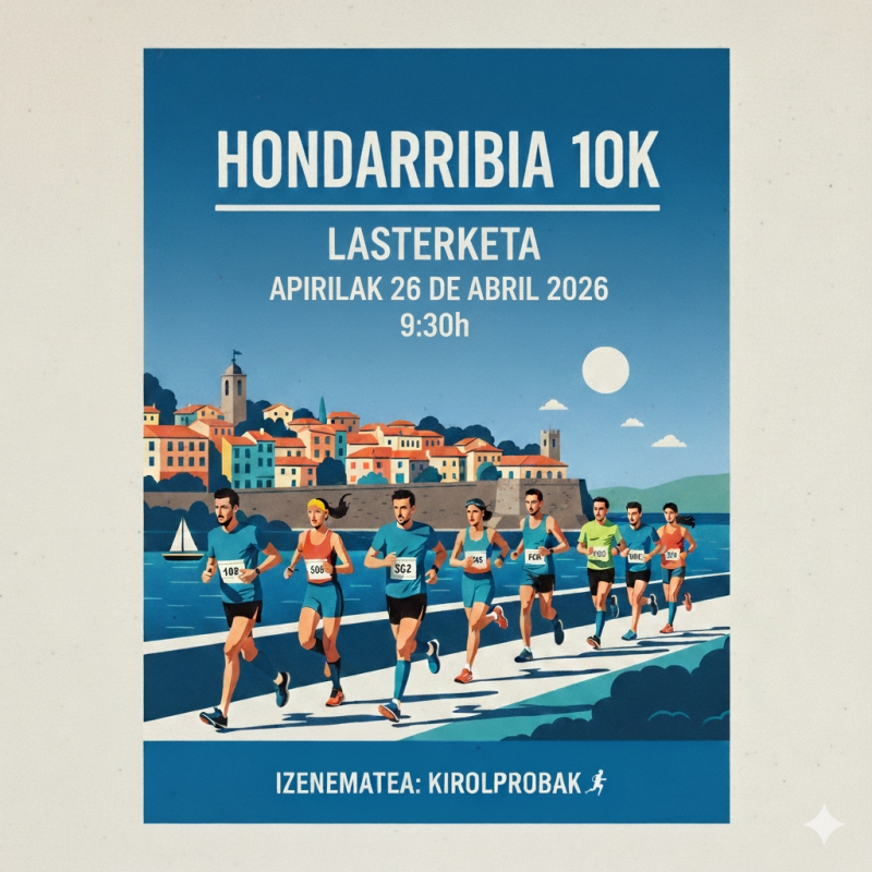 HONDARRIBIA 10K 2026 - Inskriba zaitez