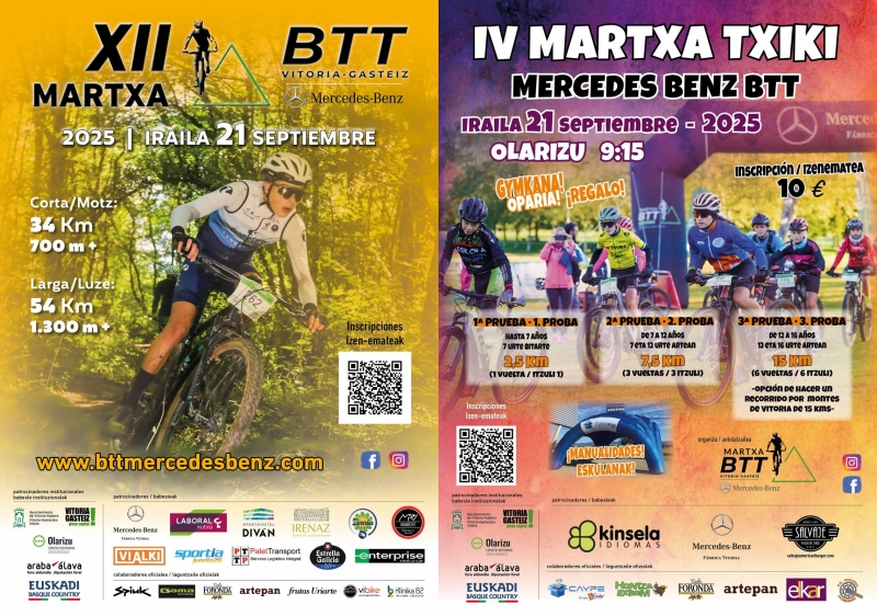 12ª MARTXA BTT MERCEDES-BENZ - Inscríbete