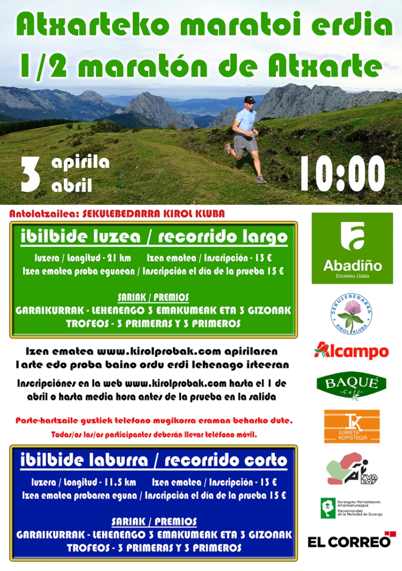 ATXARTEKO MARATOI ERDIA - Register