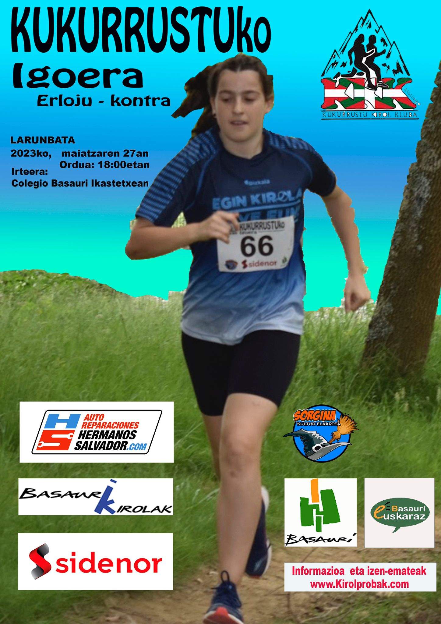III KUKURRUSTUKO IGOERA - Inscríbete