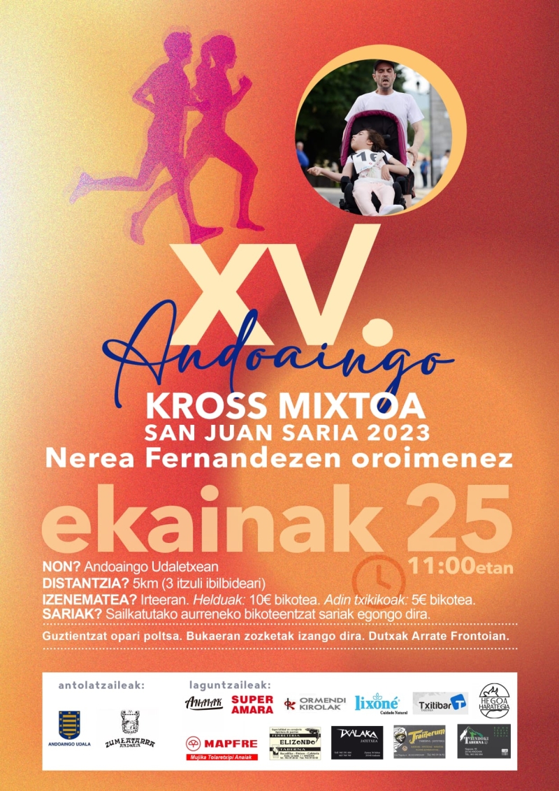 XIV. ANDOAINGO KROSS MIXTOA SAN JUAN SARIA - Register