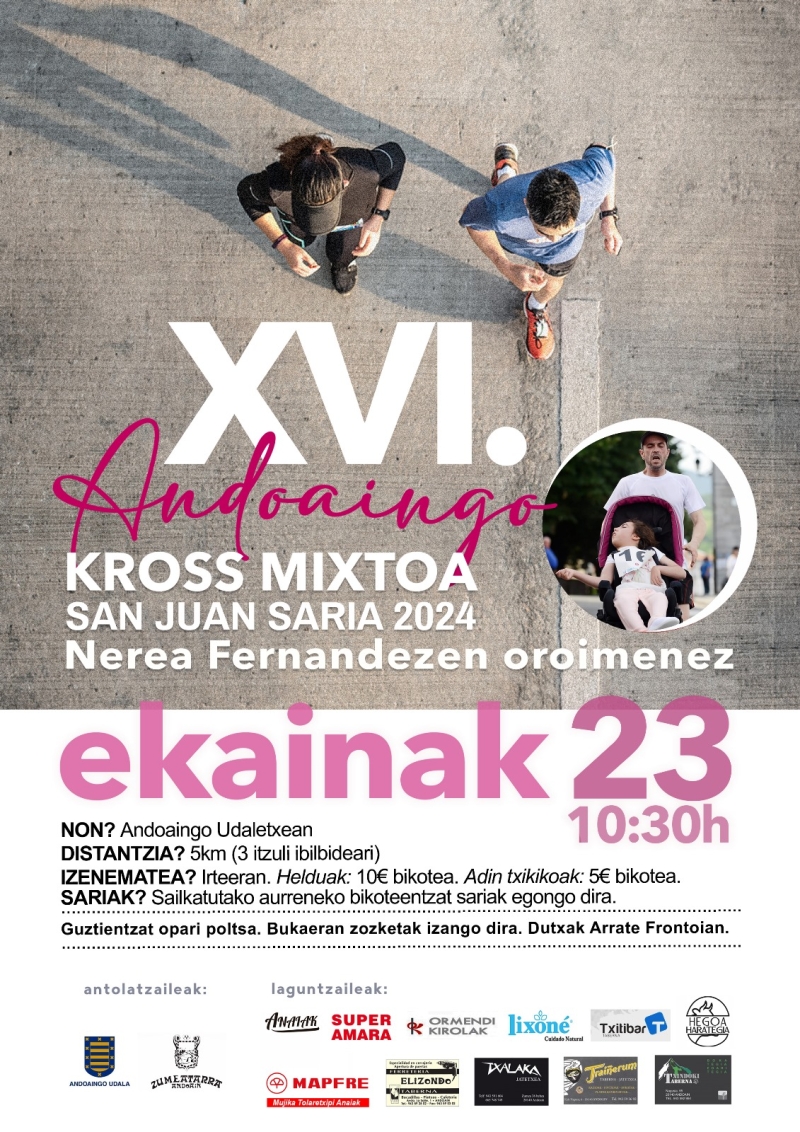 XV. ANDOAINGO KROSS MIXTOA SAN JUAN SARIA - Register