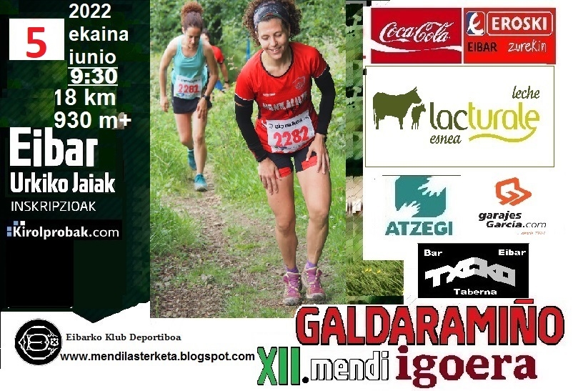 GALDARAMIÑO IGOERA - Inscríbete