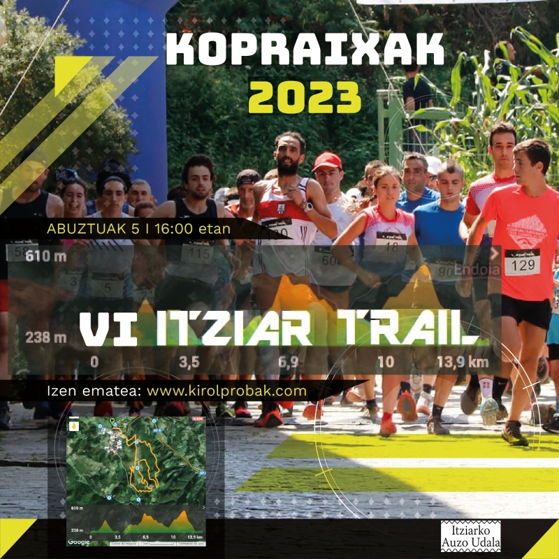 VI. ITZIAR TRAIL - Inscríbete