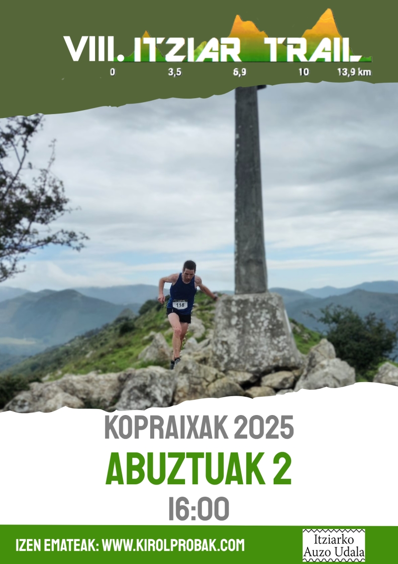 VIII. ITZIAR TRAIL - Inskriba zaitez