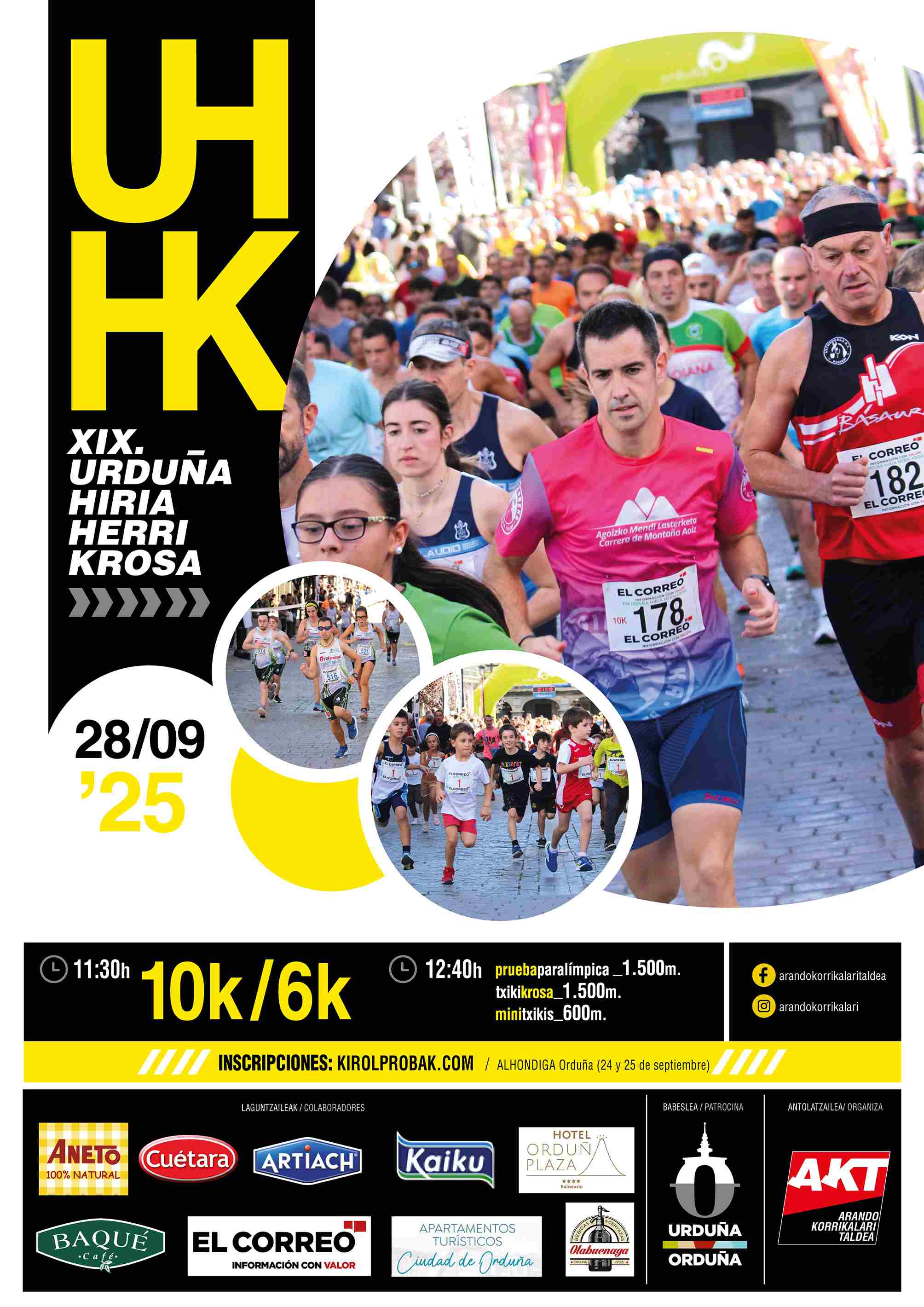 XIX URDUÑA HIRIA HERRI KROSA - Inscríbete