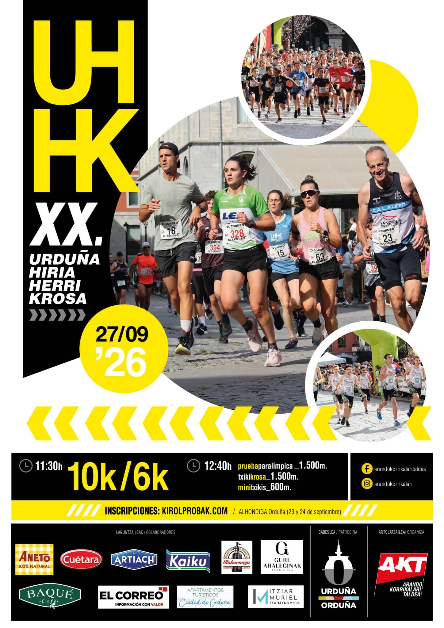 XX URDUÑA HIRIA HERRI KROSA - Inscríbete