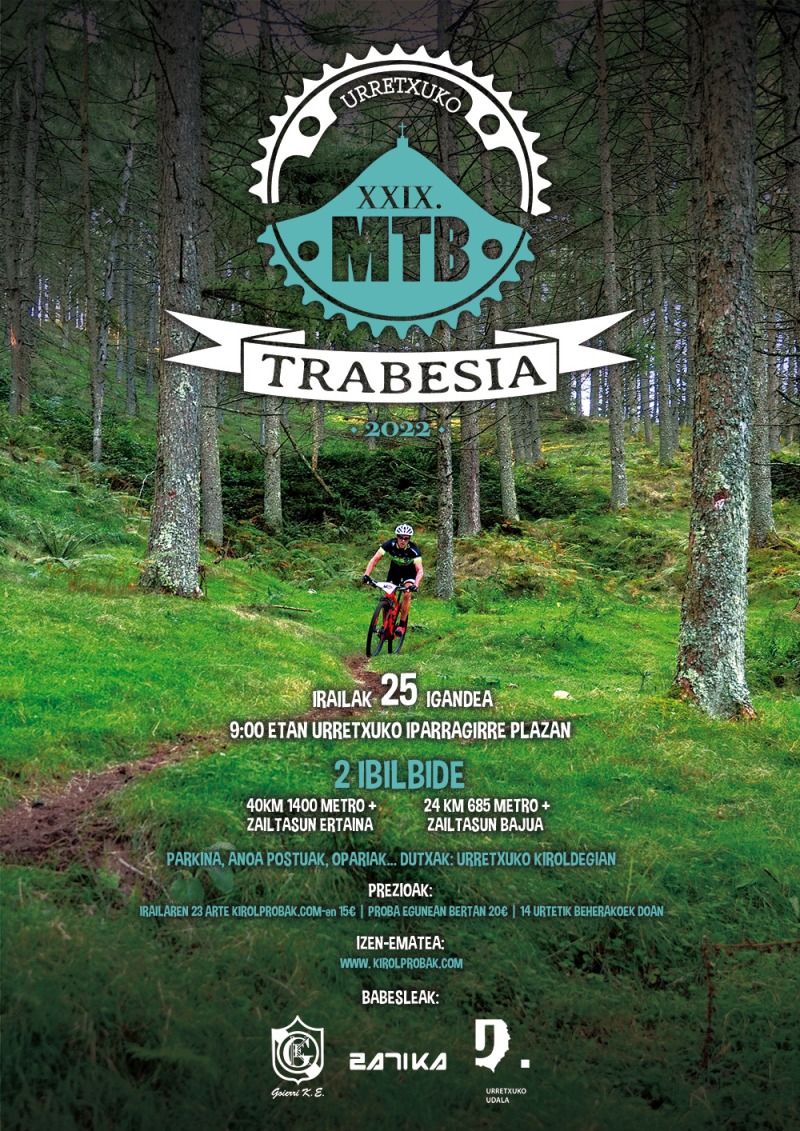 XXIX. URRETXUKO MTB TRABESIA - Inscríbete