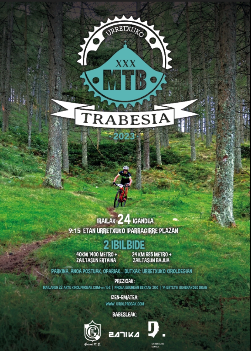 XXX. URRETXUKO MTB TRABESIA - Inskriba zaitez