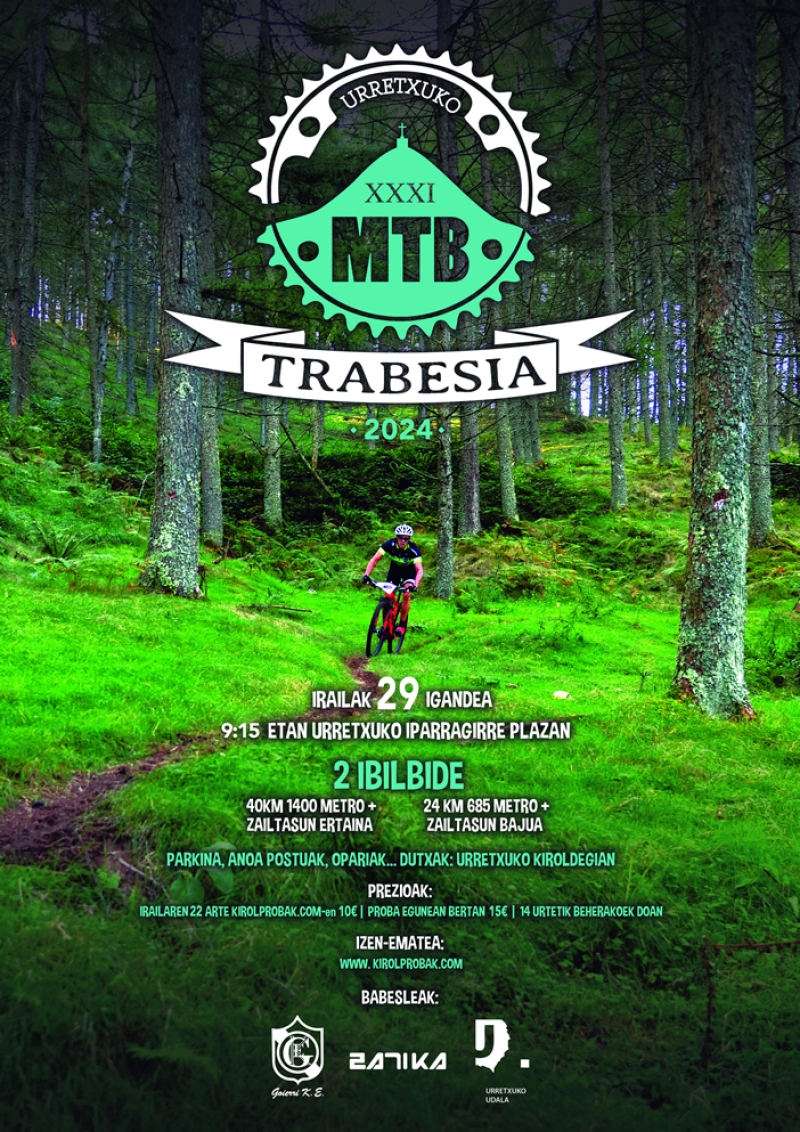 XXXI. URRETXUKO MTB TRABESIA - Inscríbete