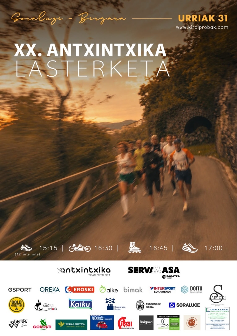 XX ANTXINTXIKA LASTERKETA - Inscríbete