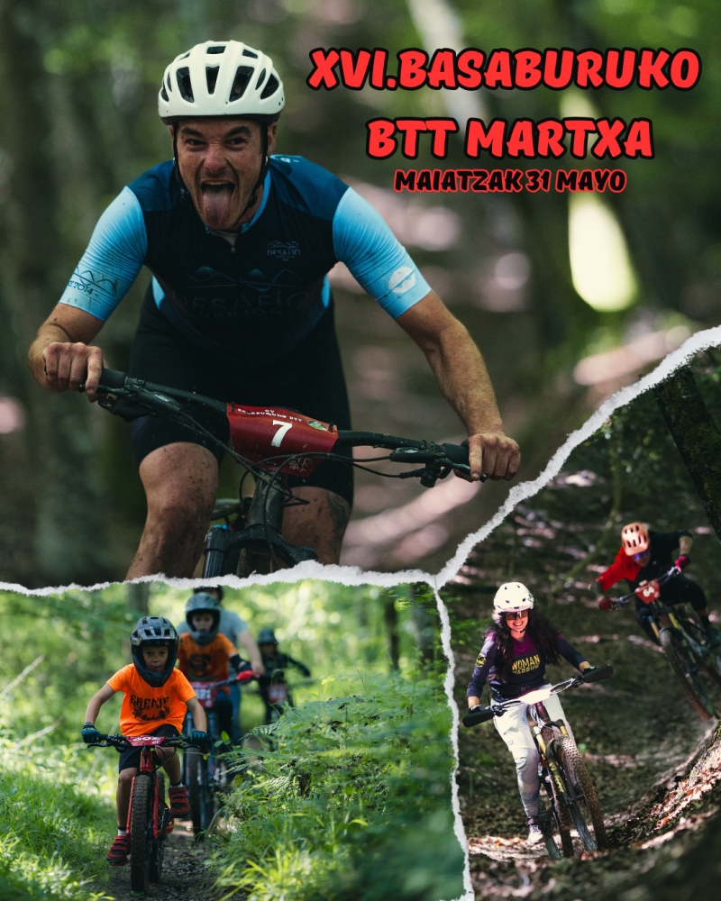XVI BASABURUKO BTT MARTXA - Inscríbete