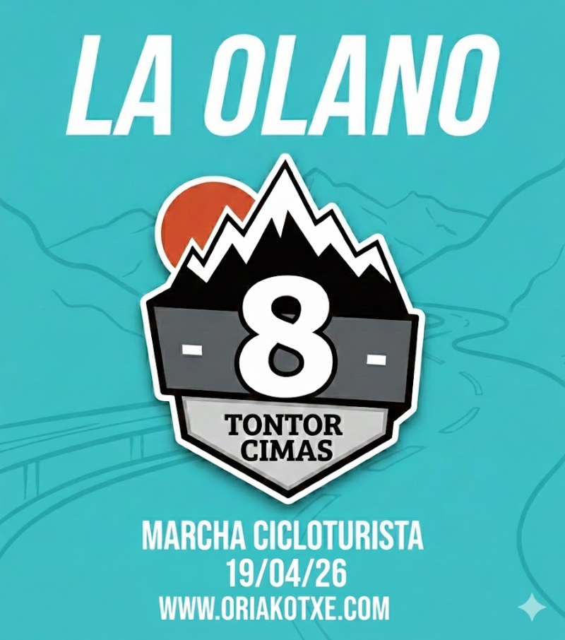 LA OLANO- XI.ABRAHAM OLANO MARTXA | 8 TONTOR - 8 CIMAS - Inscríbete
