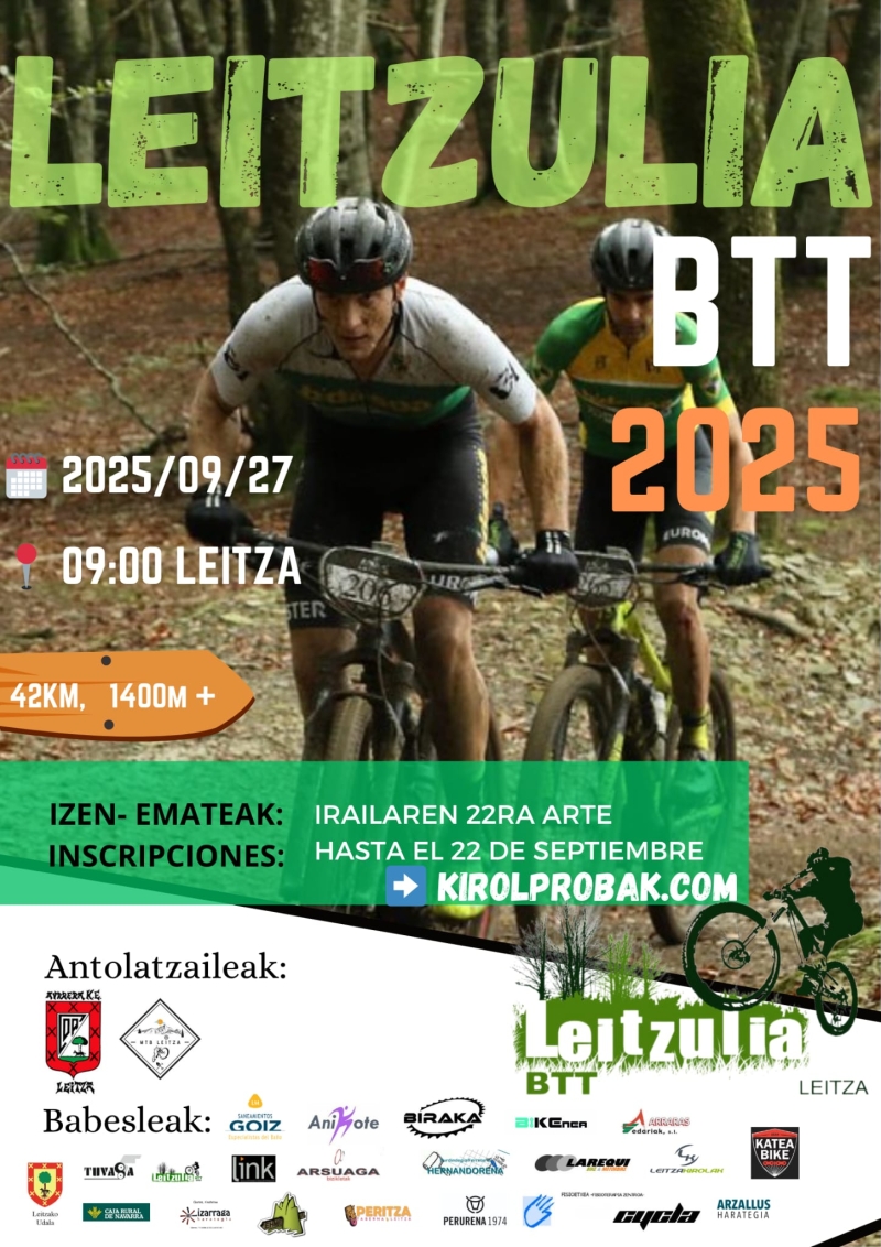 LEITZULIA 2025 - Inscríbete