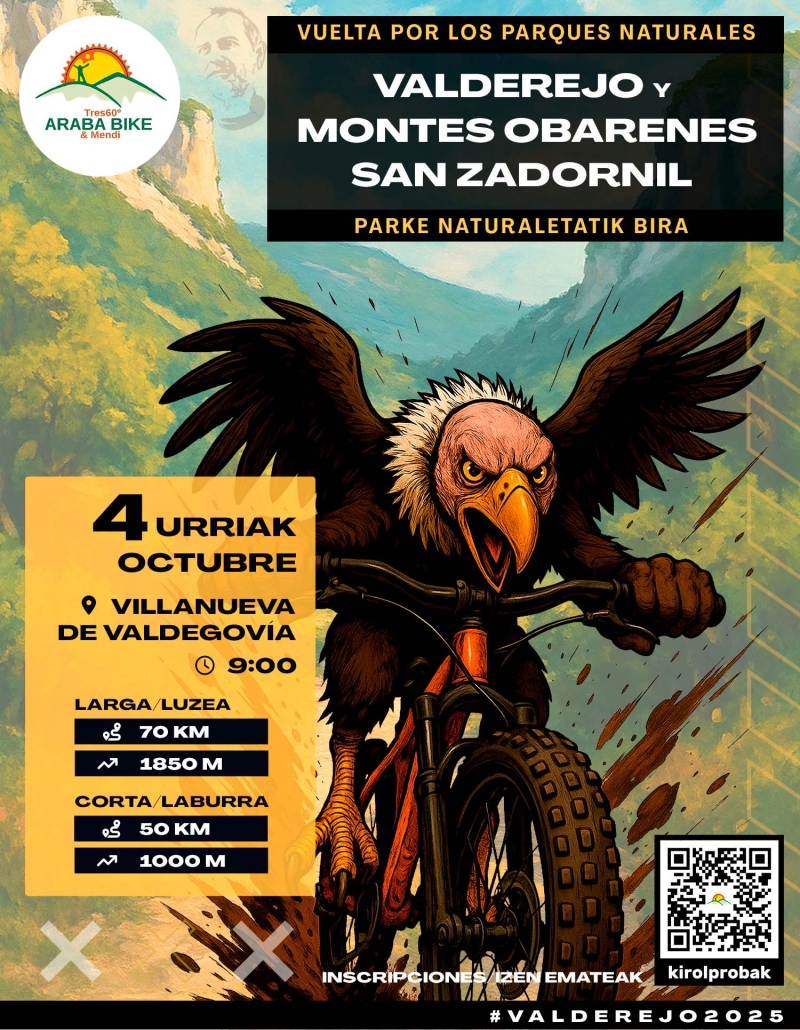 VUELTA A LOS PARQUES NATURALES DE VALDEREJO Y MONTES OBARENES - SAN ZADORNIL - Inscríbete