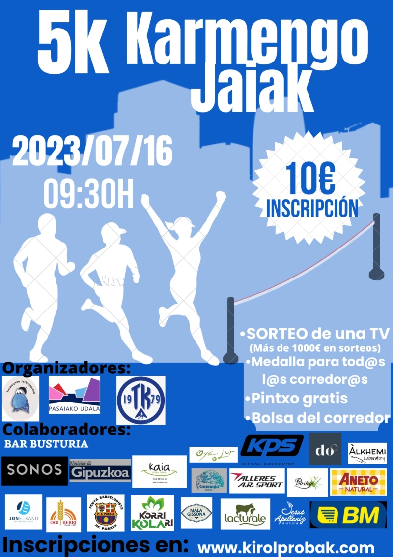 2º 5K KARMENGO JAIAK - Inscríbete