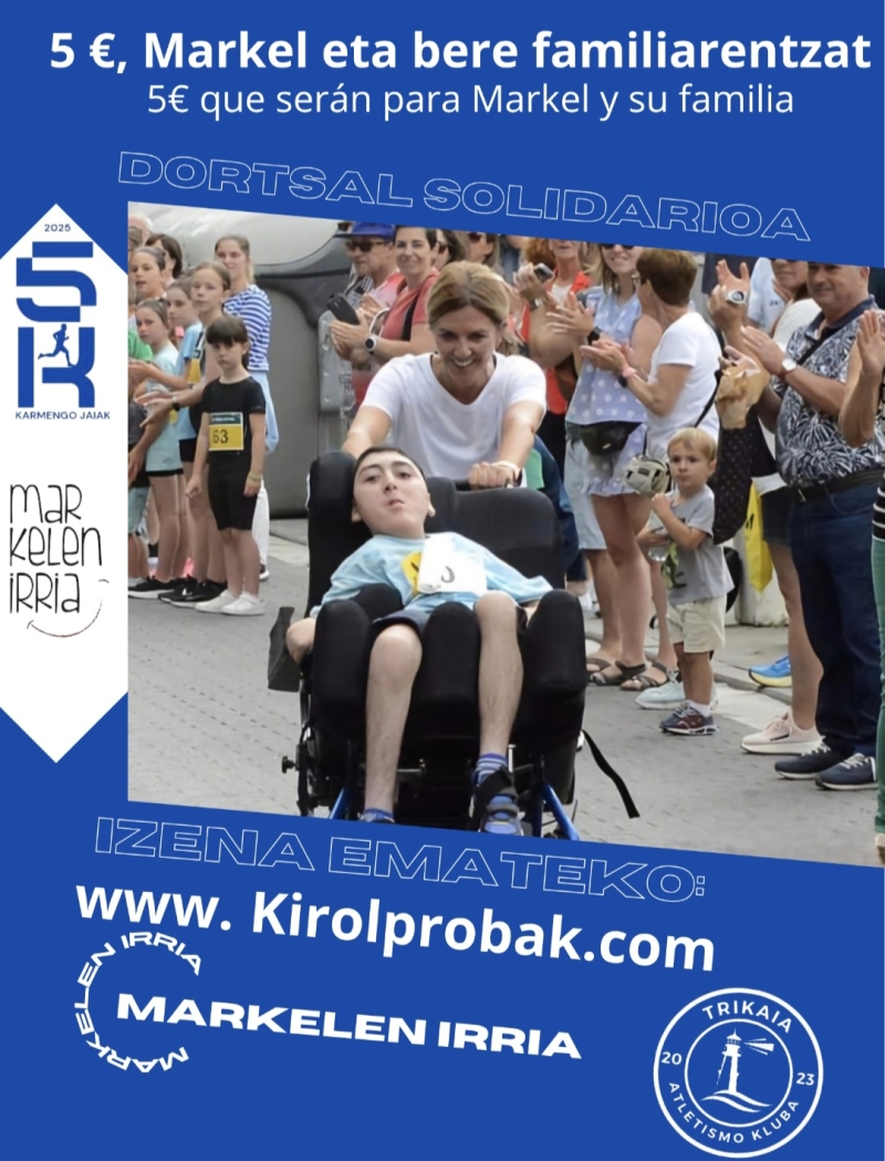 DORSAL SOLIDARIO MARKELEN IRRIA - Inscríbete
