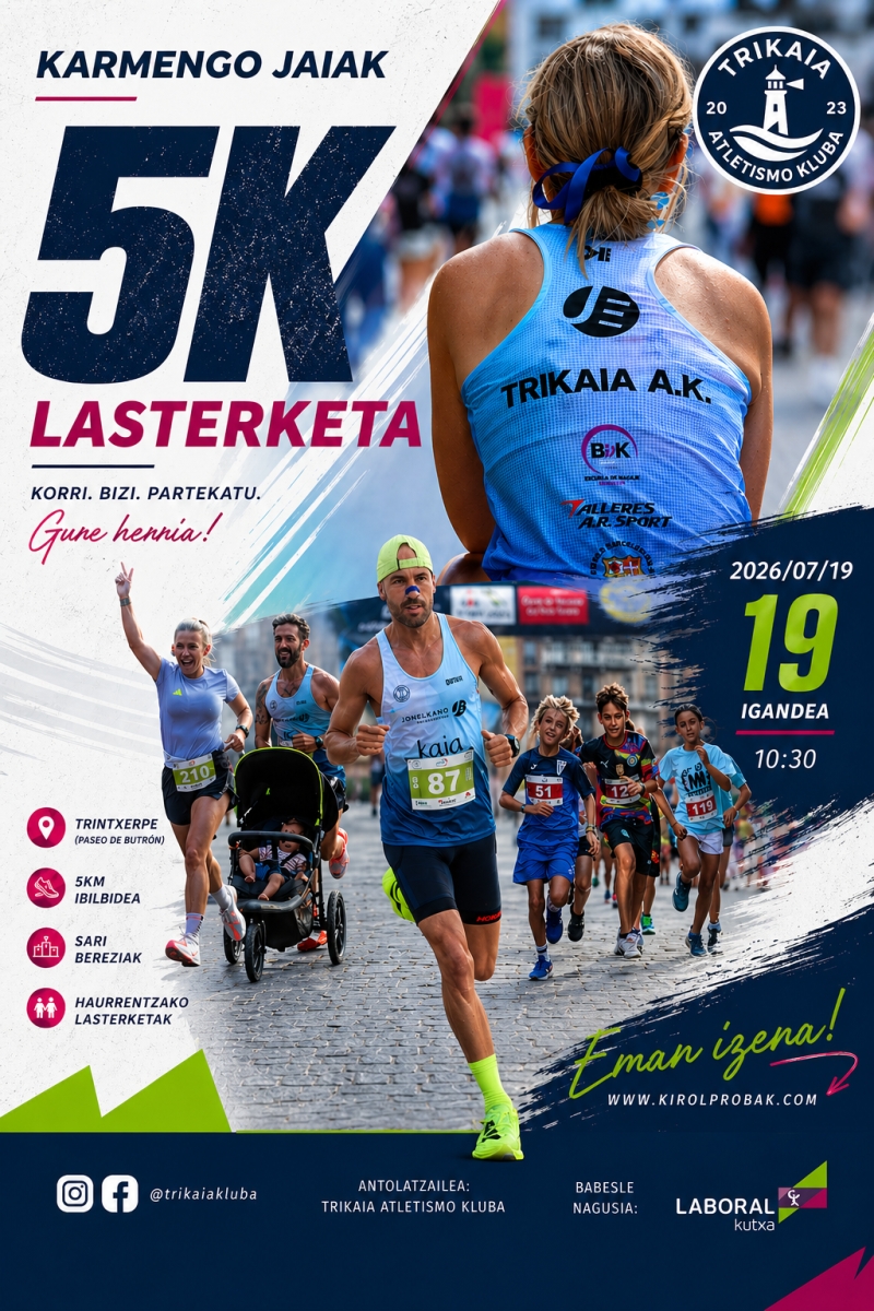 5K KARMENGO JAIAK V - Inscríbete