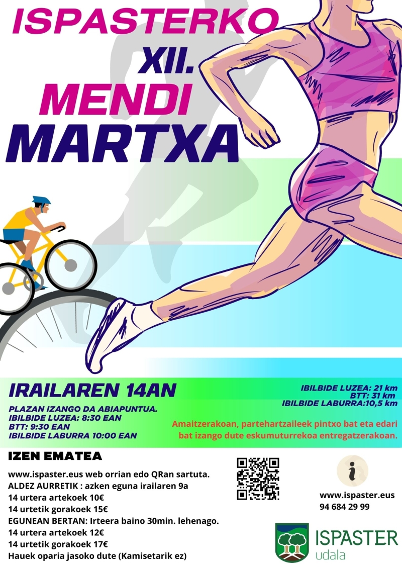 ISPASTERKO MENDI MARTXA 2025 - Inscríbete