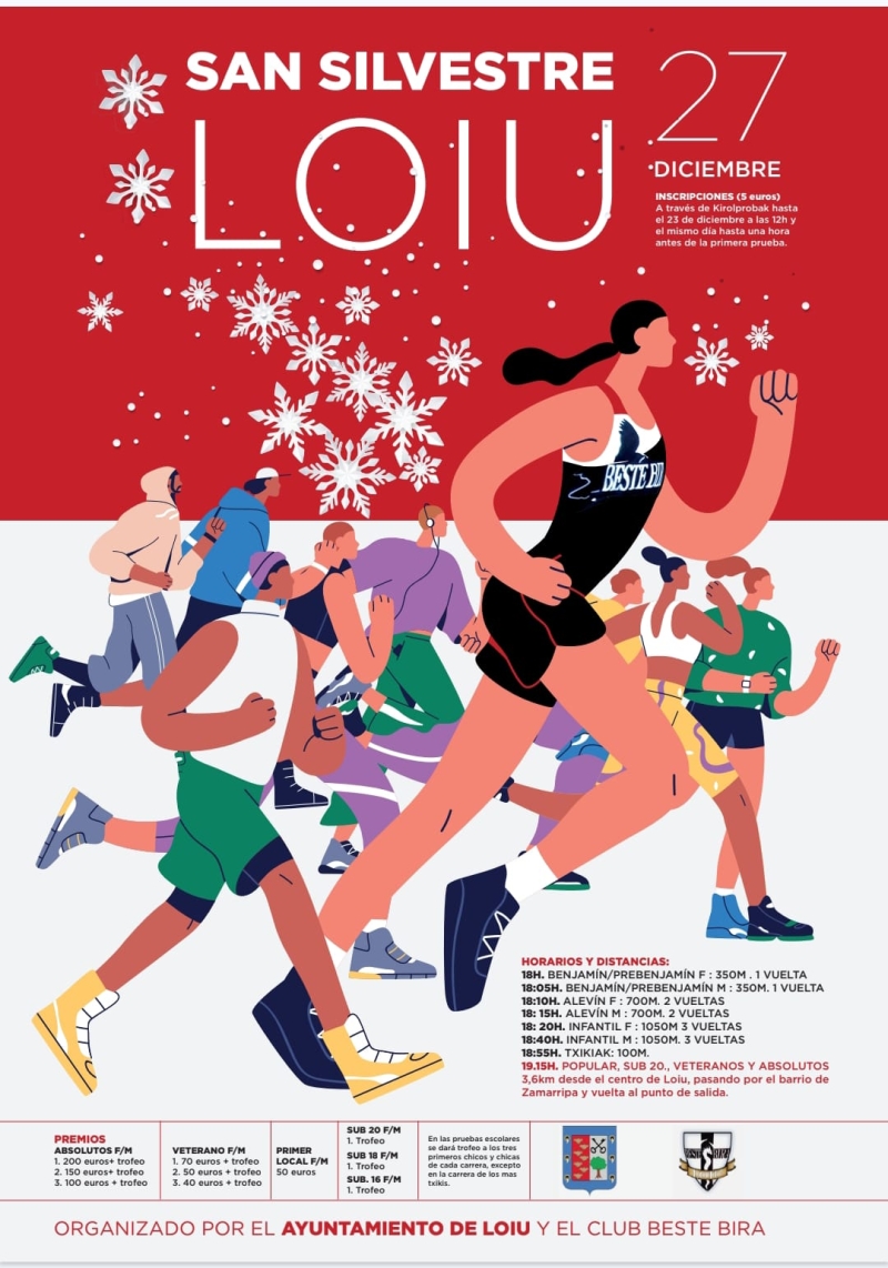 III. SAN SILVESTRE NOCTURNA LOIU - Inscríbete