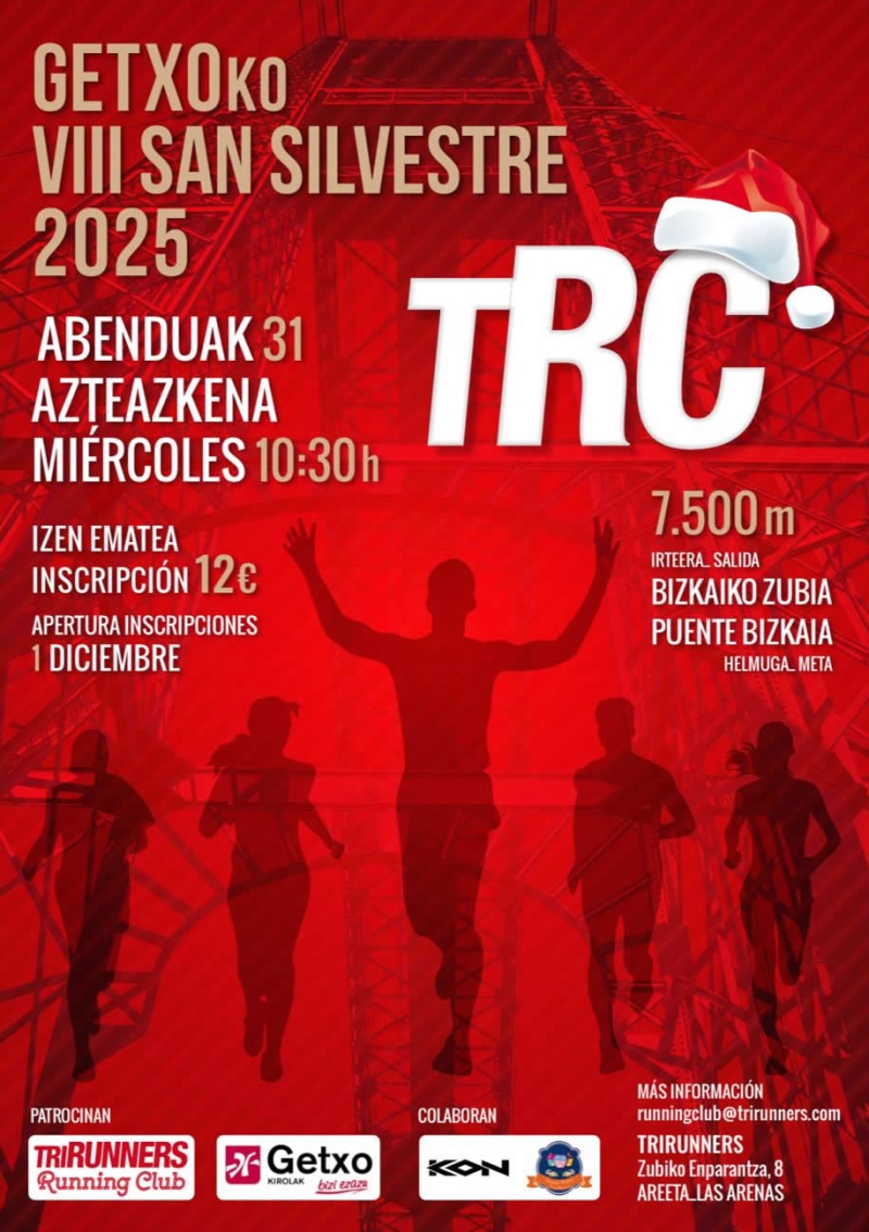 GETXOKO VIII. SAN SILVESTRE - Inscríbete