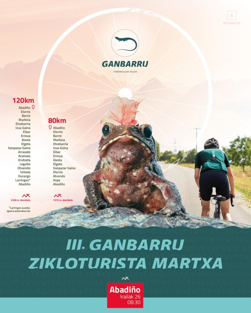III. GANBARRU ZIKLOTURISTA MARTXA - 2026 - Inskriba zaitez